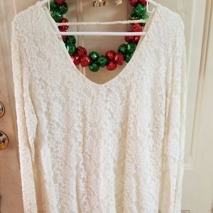 Ivory lace dress